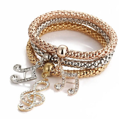 Bangle Bracelet With Charms