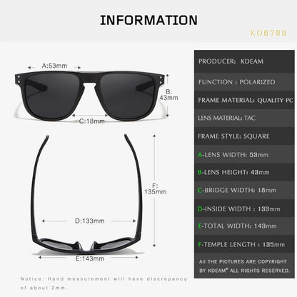 Men's Sun Glasses Coating Lens (KADEAM)